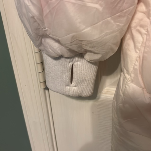 Free People Movement White Coral Juno Packable Puffer Jacket Reversible sz small - Picture 5 of 8